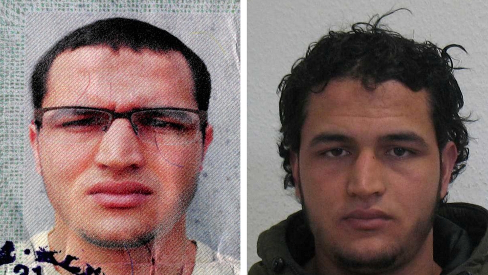 Handout pictures show suspect Anis Amri searched in relation with the Berlin truck attack [Reuters]