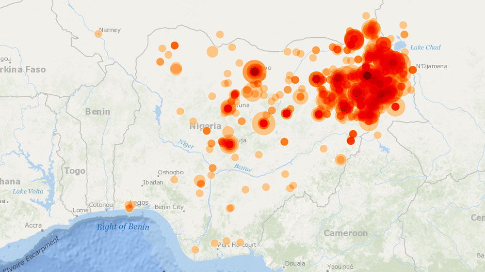 Map Boko Haram 2009 2016