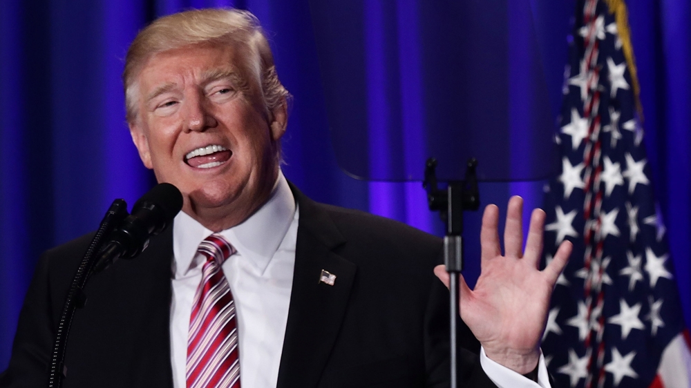 US President Donald Trump