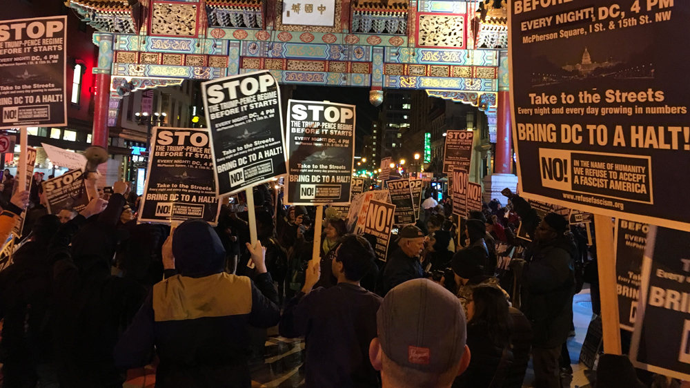 Trump protest