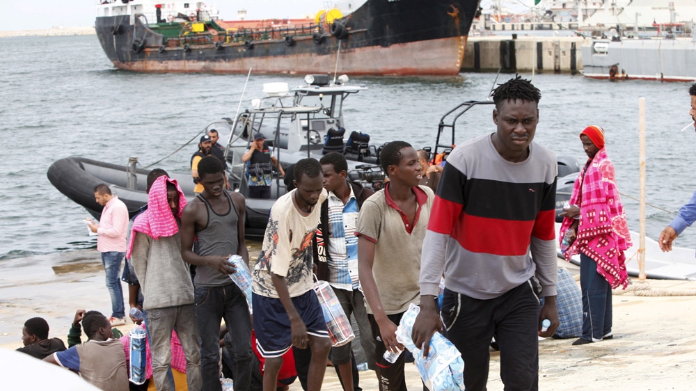African refugees in Libya