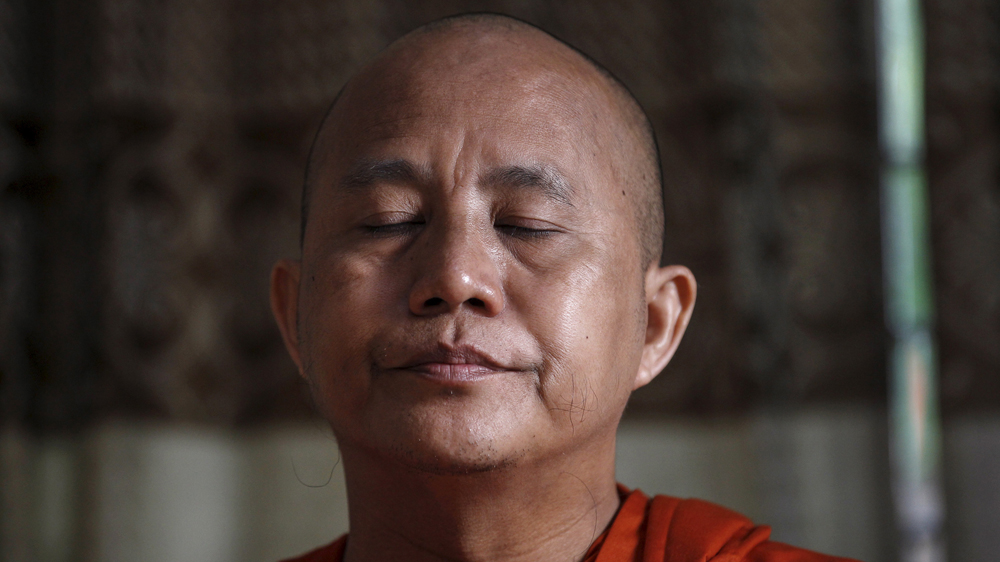 Myanmar monk