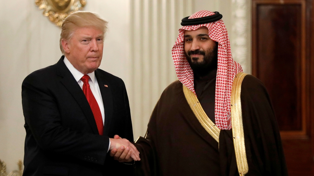Trump meets Saudi crown prince at the White House