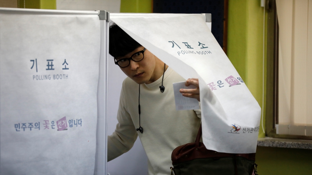 south korea voting