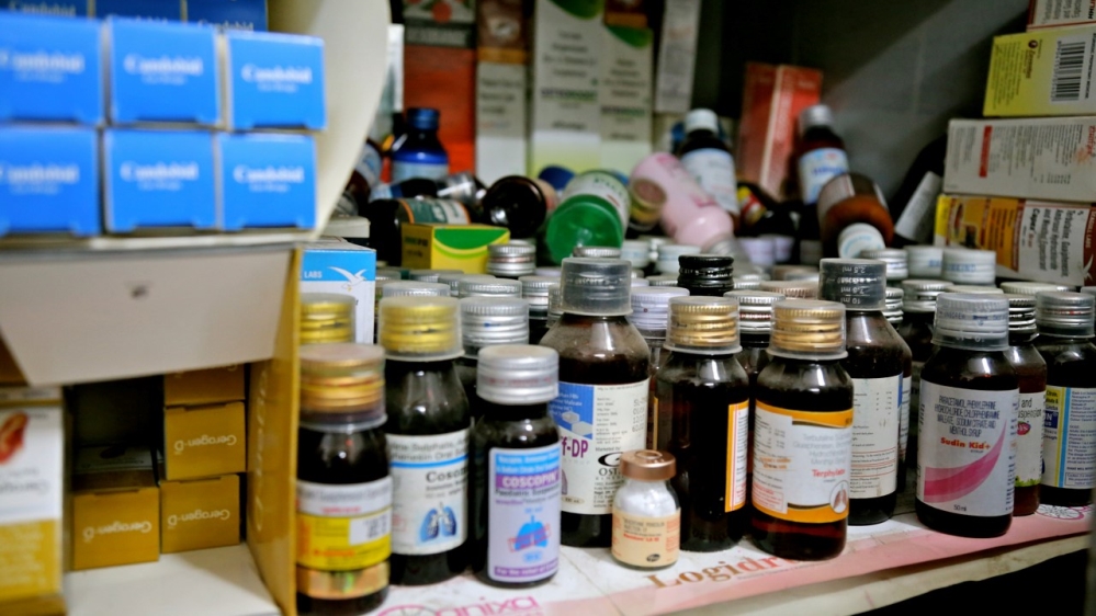 A vial of benzathine penicillin G produced by Pfizer Limited in the medicine cabinet of a doctor in New Delhi. Almost all the penicillin in the country comes from China [Courtesy of Anshul Gupta]