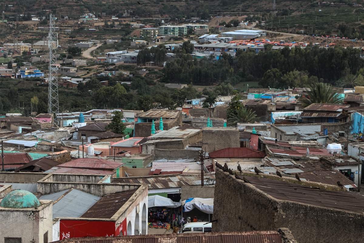 The walled city of Harar in eastern Ethiopia.
