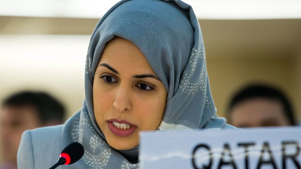 Qatar’s UN ambassador Alya Ahmed Saif Al Thani called accusations made by Egypt against Qatar “baseless” [EPA File]