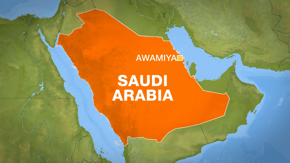 Map of Awamiya - Saudi Arabia