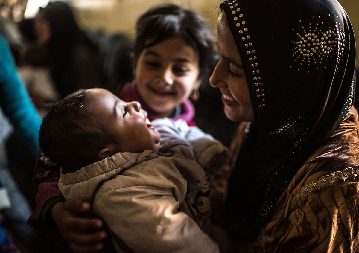 Iraqi displaced children/Please Do Not Use