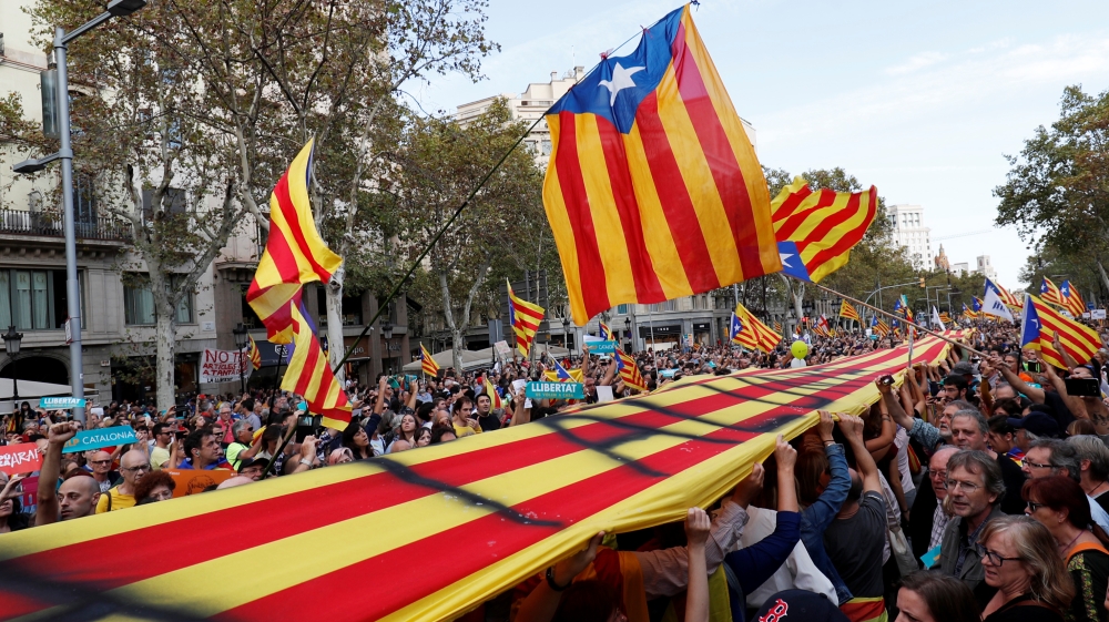 Catalonia protests - Oct 21
