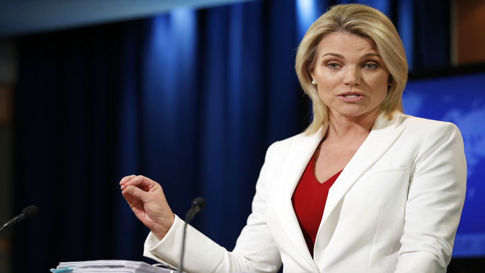 Heather Nauert US State Department spokeswoman