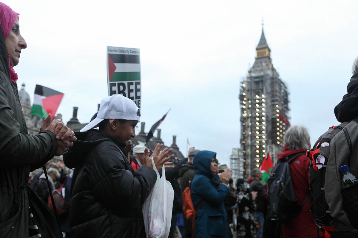Palestinian activists mark 100 years of the Balfour Declaration in London