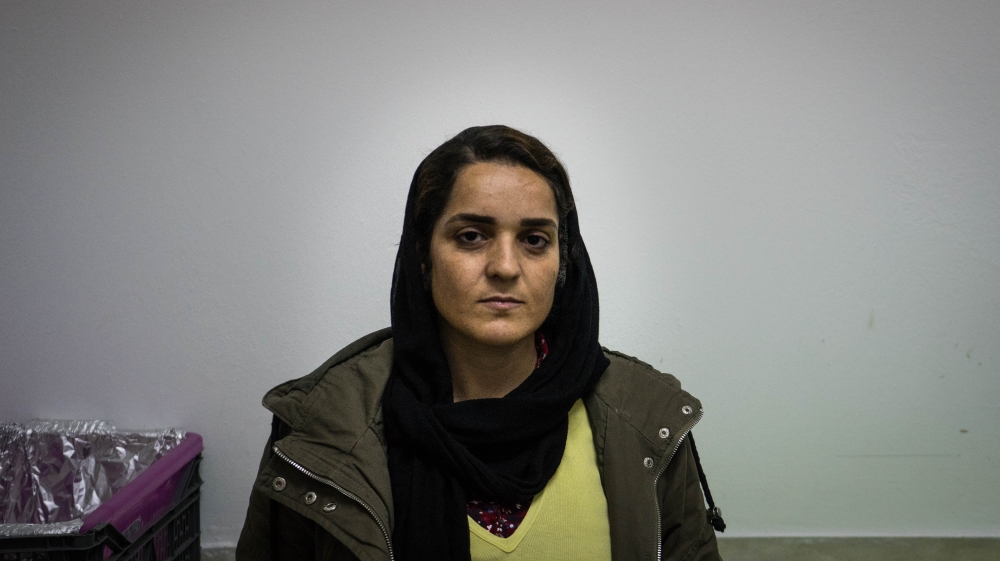 
Karime Qias, 17, recently left Lesbos with her family, arriving in Athens [Patrick Strickland/Al Jazeera]
