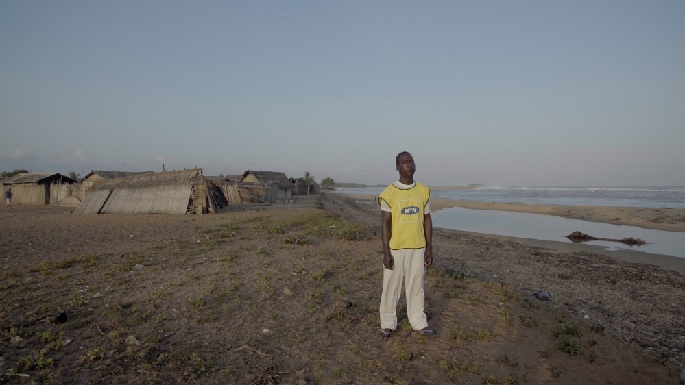 Fisherman Beugre Jules says the sea is central to life in Lahou-Kpanda [Samuel Ouedraogo/Al Jazeera]