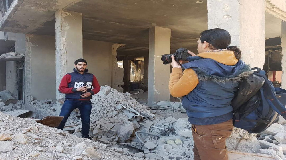 Alaa al-Ahmad: “Journalism has become something in my blood I cannot keep away from” [Al Jazeera]