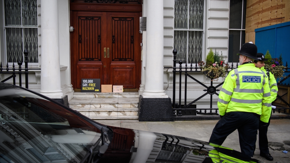 Protest For British Woman Detained In Iran