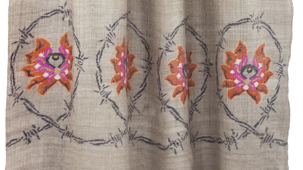 DO NOT USE Kashmir art - barbed wire scarf