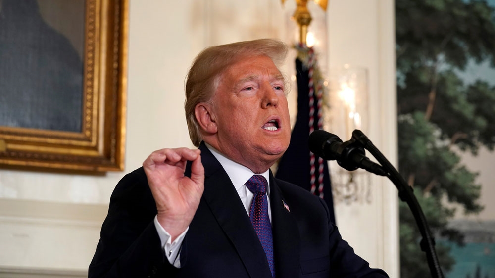 Syria strikes Donald Trump