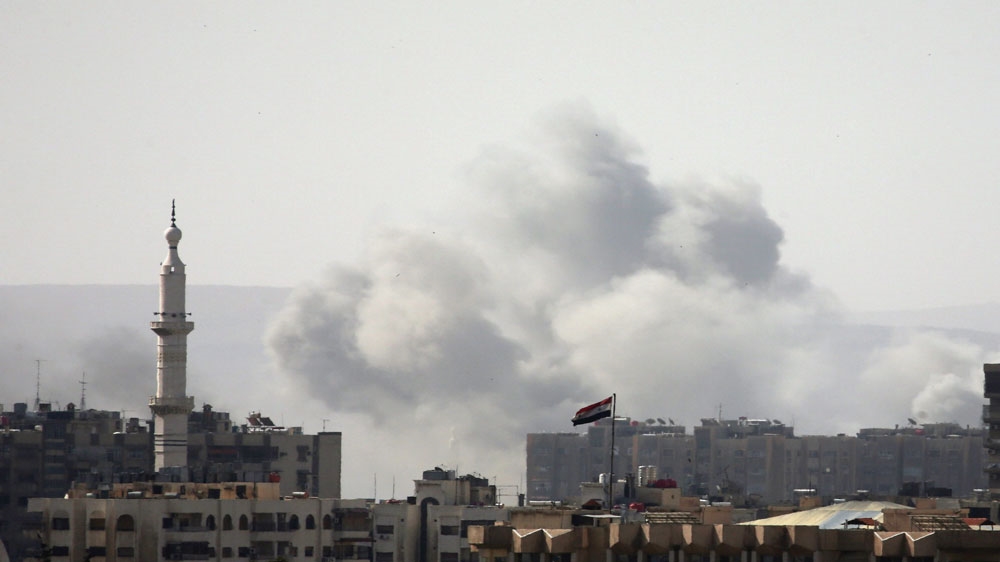 Yarmouk refugee camp in Syria