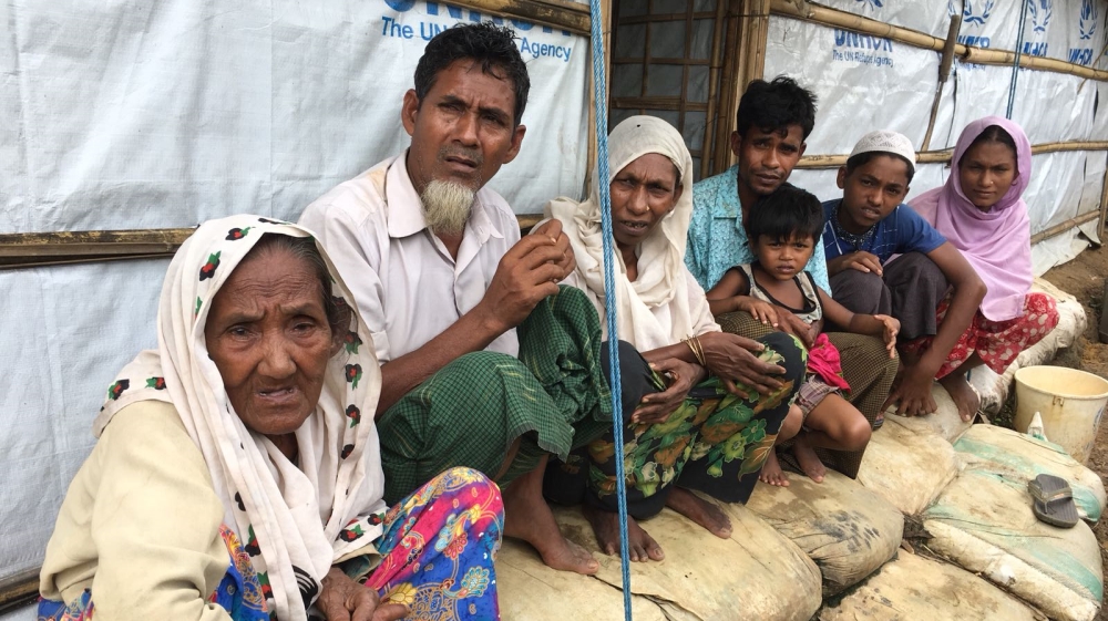 Gul Zahar has fled persecution in Myanmar three separate times in her life [Mohammed Jamjoom/Al Jazeera] 