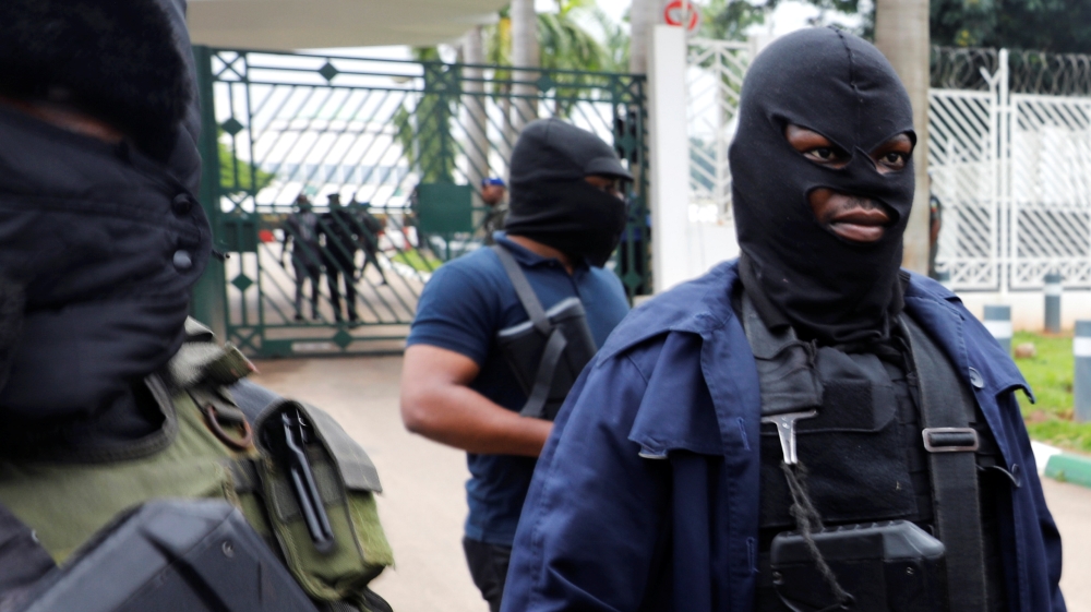 The presidency denied authorising the security service's move [Afolabi Sotunde/Reuters]