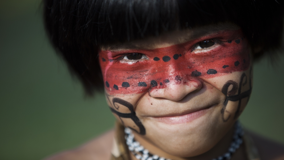 A boy of the Guarani Kaiowa tribe