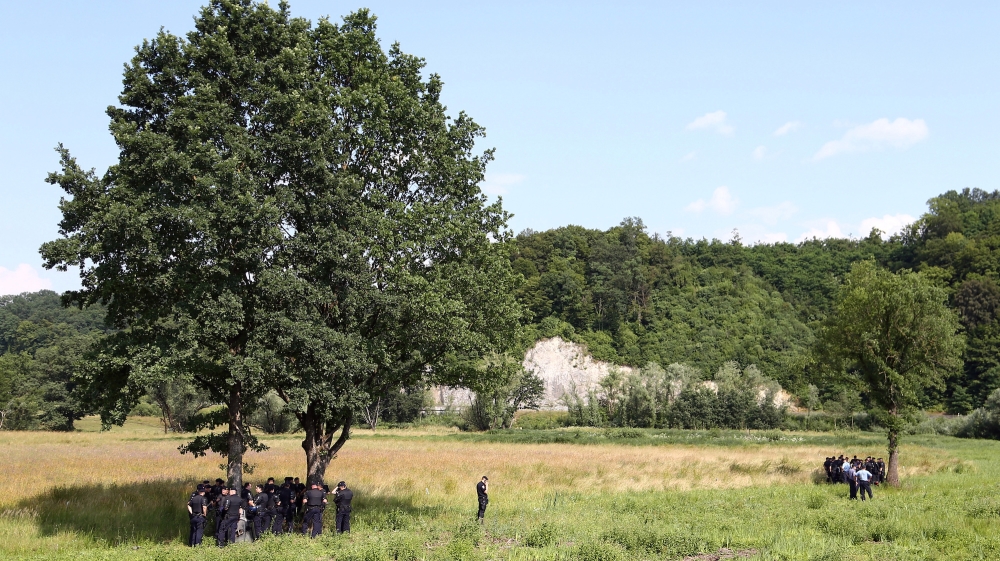 Croatia border police Reuters