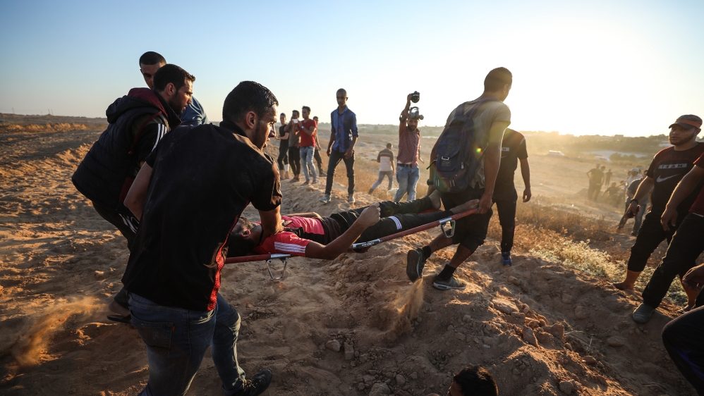 ''Great March of Return'' protests continue in Gaza