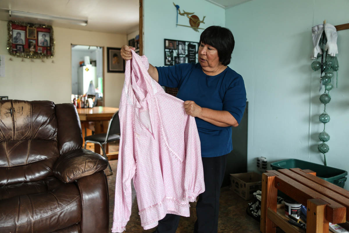 Kuspuk, the traditional dress of Alaska [Showkat Shafi/ Al Jazeera]