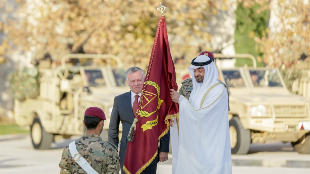 jordan king abu dhabi crown prince brigade renaming