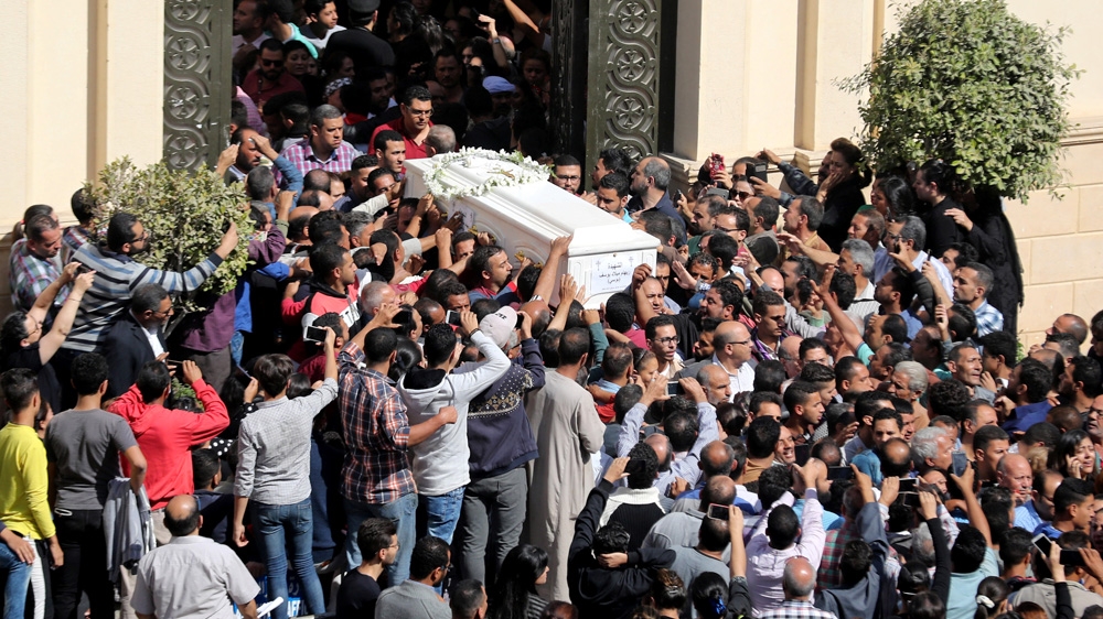 Some have accused officials of not doing enough to protect the Copts [Mohamed Abd El Ghany/Reuters]