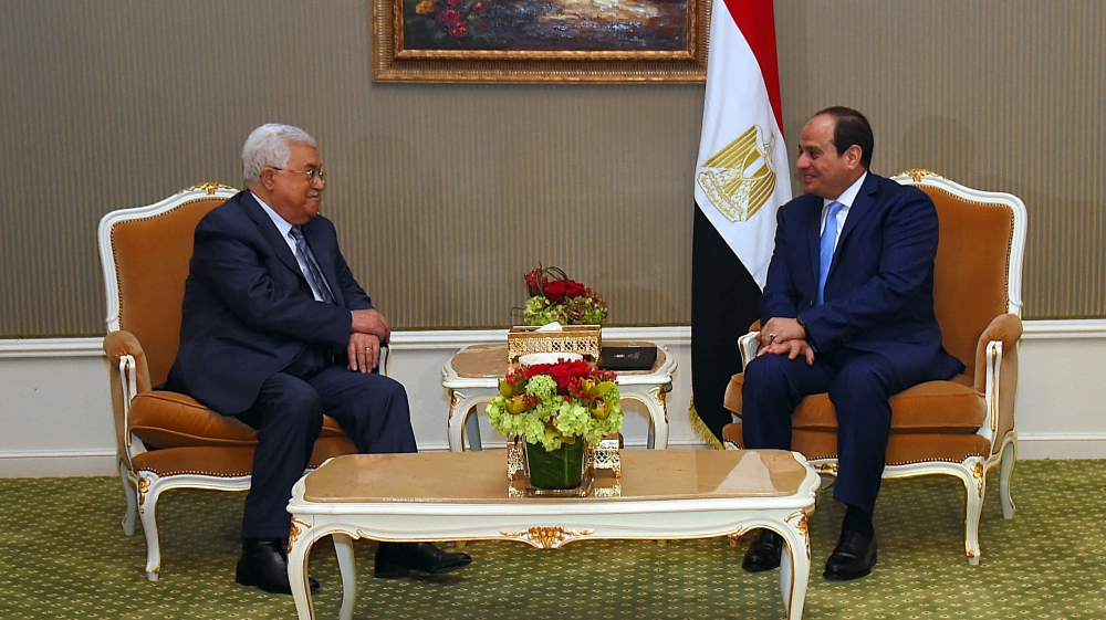 Abdel Fattah al-Sisi - Mahmoud Abbas meeting in Saudi Arabia