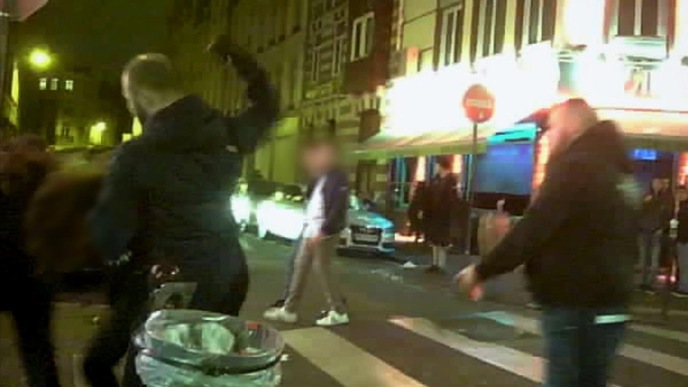 DO NOT USE: France GI member Remi Falize beats Arab teenager