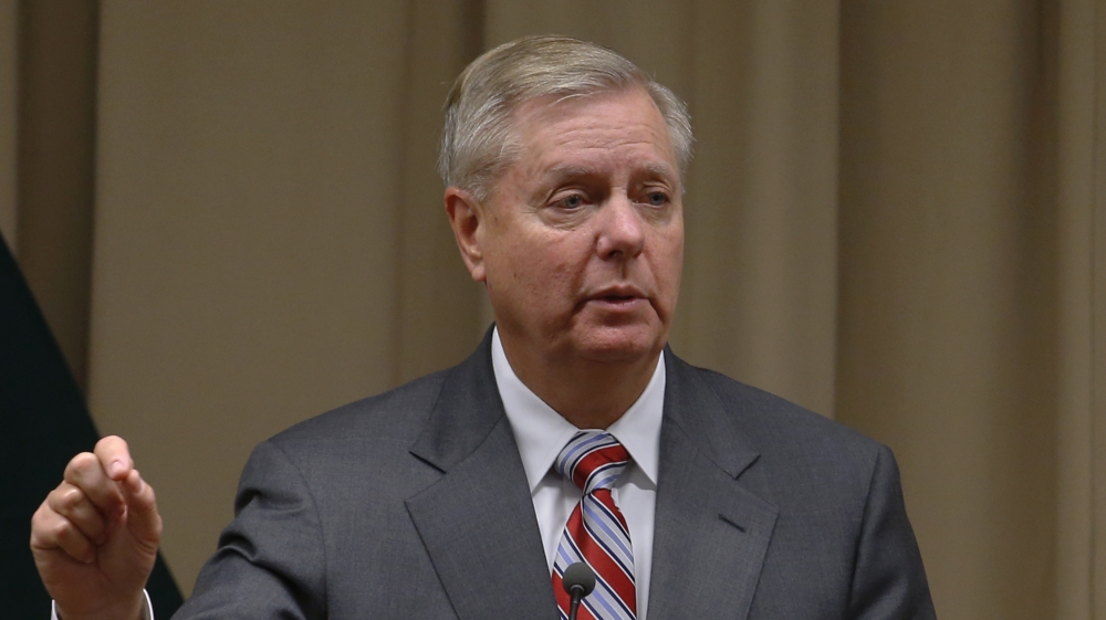 Senator Lindsey Graham has tied his political fate to supporting Trump