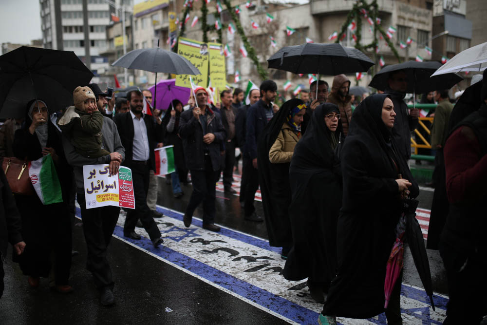 Iran Revolution at 40 [Mohammad Ali Najib/Al Jazeera]