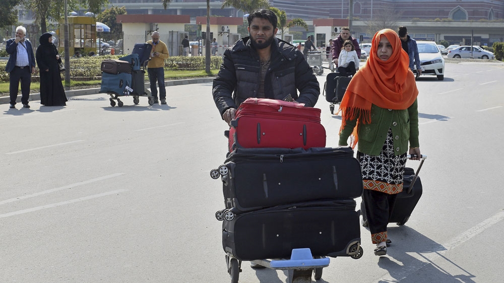 Pakistan flights cancelled