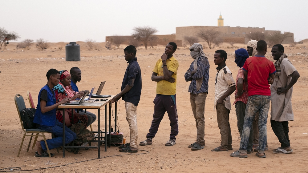 Migrants identified by IOM after being deported from Algeria; voluntary return was proposed [File: Francesco Bellina/Al Jazeera]