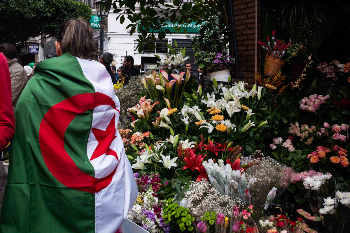 algeria protests [Ahmed Belghit/Al Jazeera]
