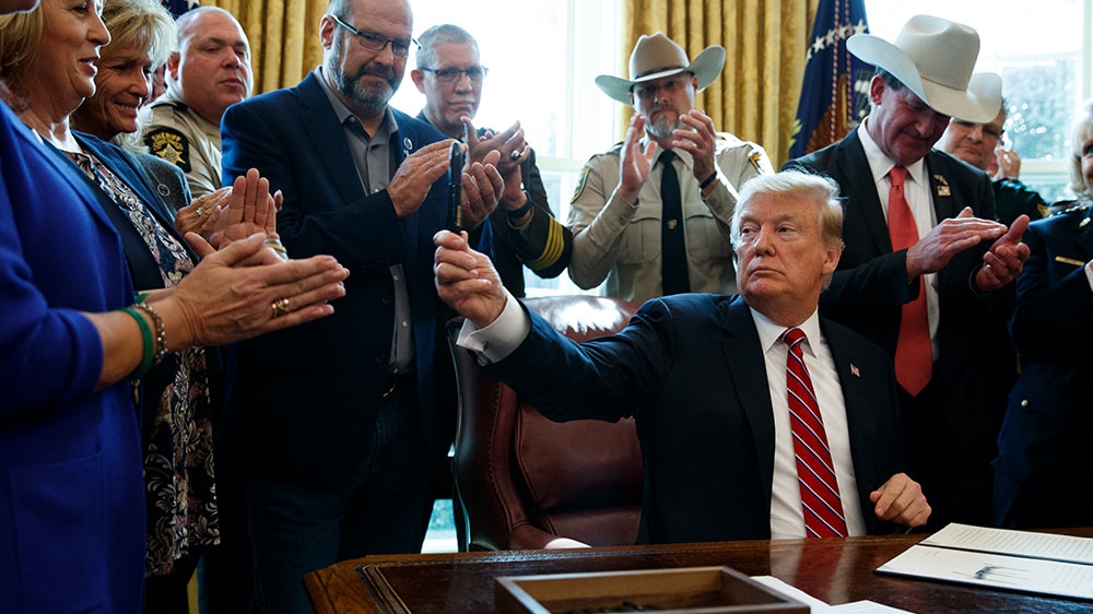 Trump first veto