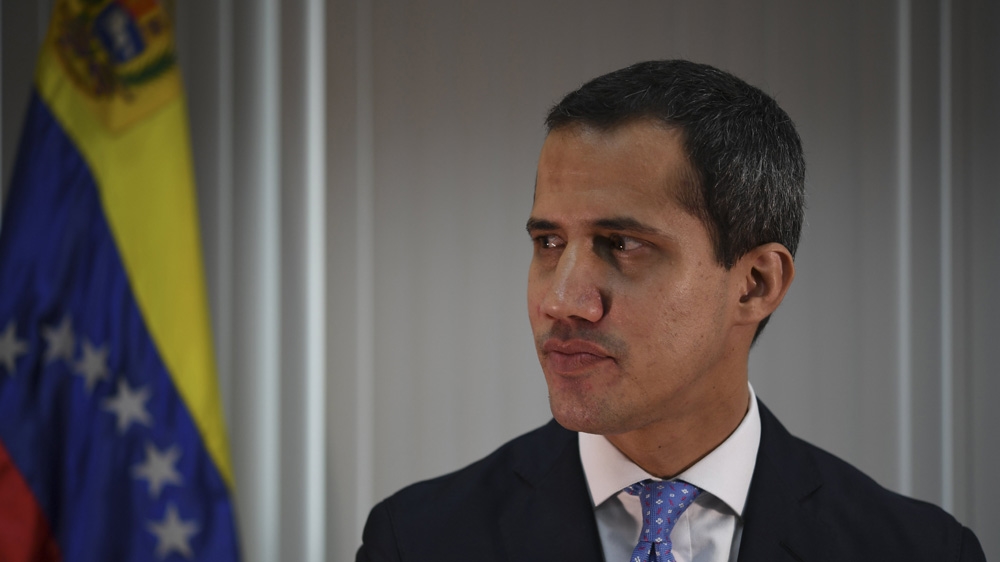 Juan Guaido has arrived at the National Assembly building Tuesday morning [Yuri CORTEZ/AFP]