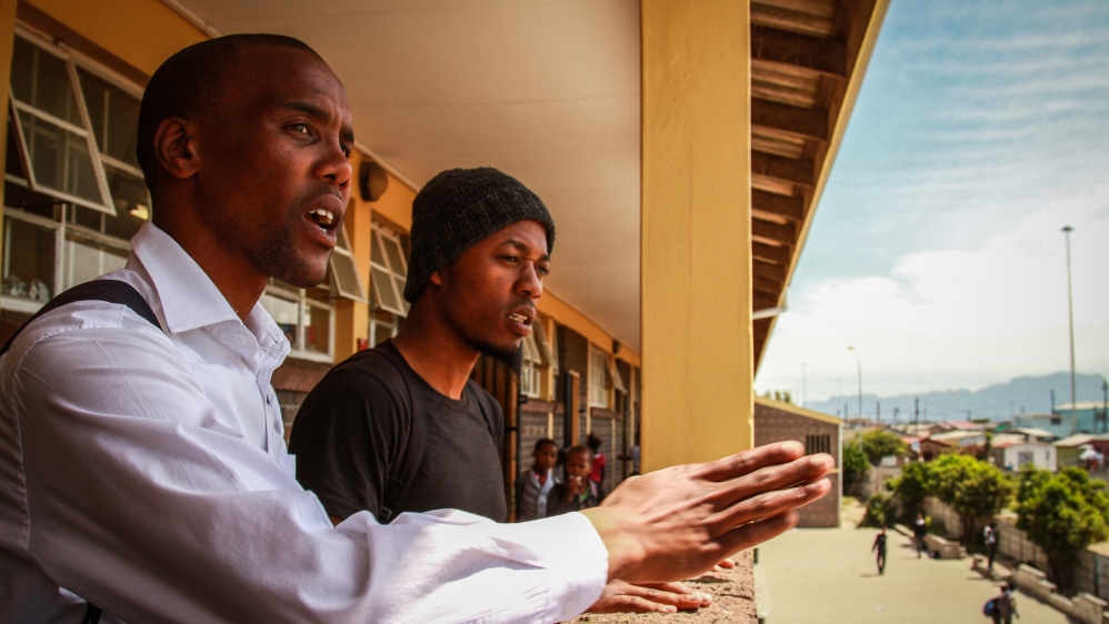 Buntu Matole, 31, said he was 'loyal' to the ANC and backed the party in the ballot [Christopher Clark/Al Jazeera]
