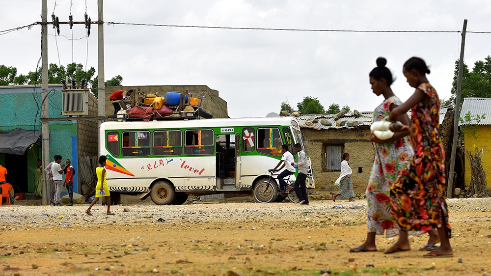 Badme town is located at the edge of a triangular strip of Ethiopian land and surrounded by Eritrea
