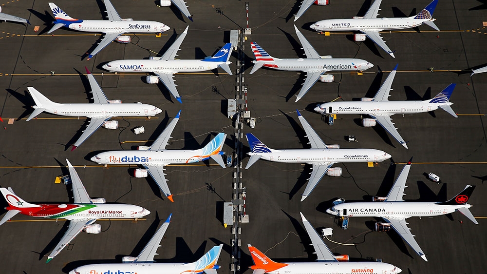 Boeing 737 MAX/Grounded aircraft in Seattle July 2019