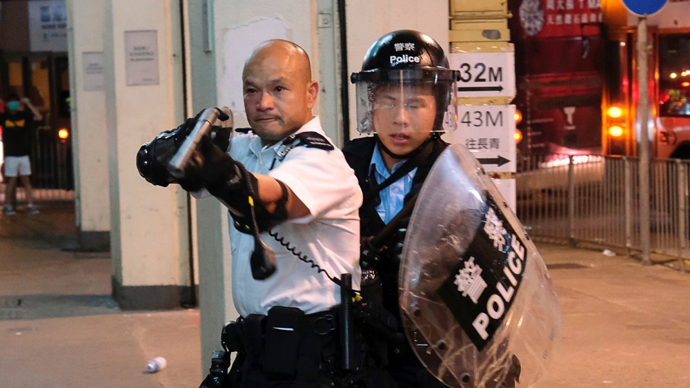 Hong Kong’s police have come under criticism for their alleged use of excessive force against protesters