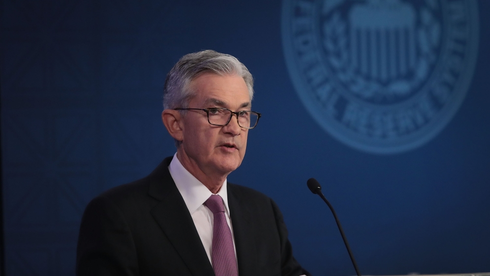 Fed Chair Jerome Powell Attends Conference At Federal Reserve Bank Of Chicago