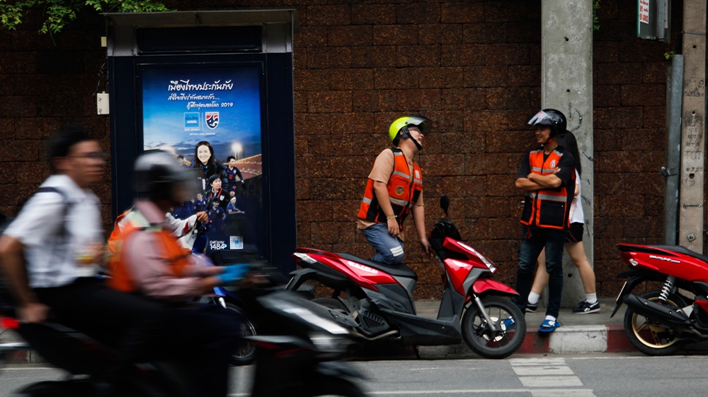 Thailand moto-taxis