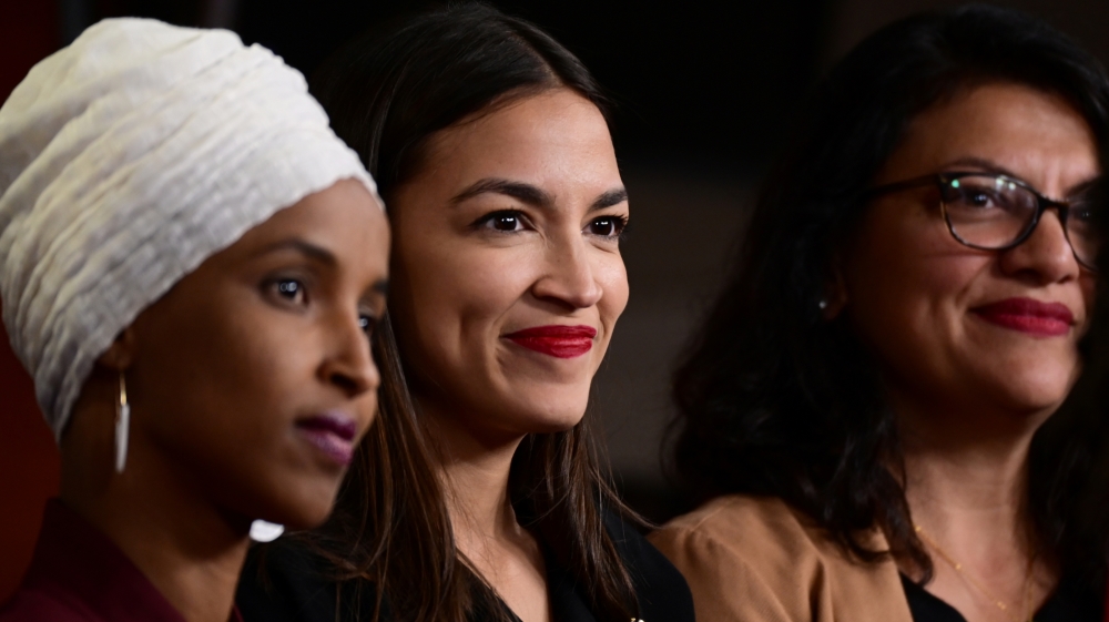 Ocasio-Cortez, Omar, Pressley and Tlaib hold news conference