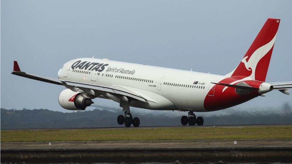 Qantas plane pic Bloomberg