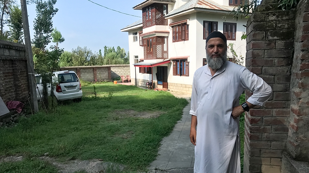 Muzaffar Wani, Burhan’s father, warned students against joining armed groups