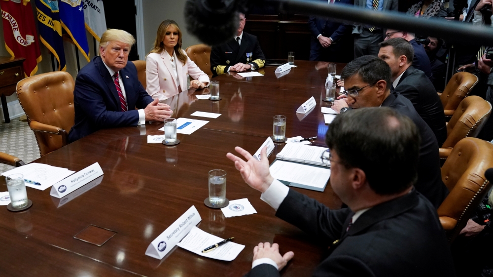 Opioid briefing at the White House in Washington